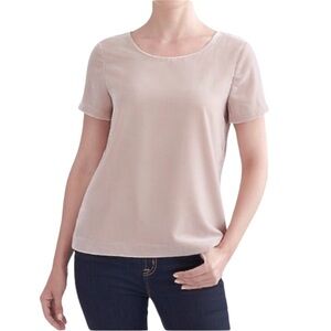 J. CREW Champagne Velvet Tee